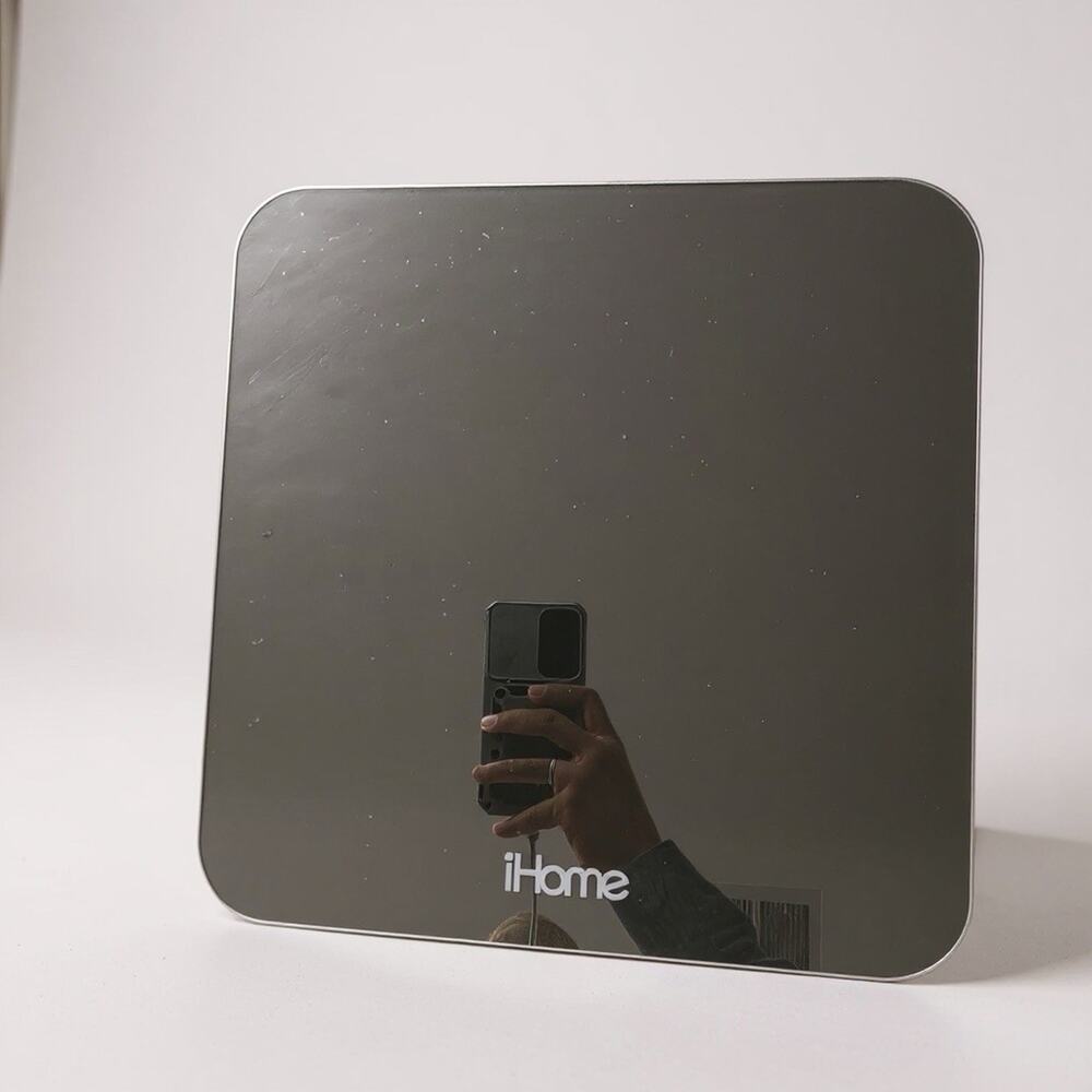 iHome Digital LED‎ Bathroom Scale Black Glass Body Weight Scale Works